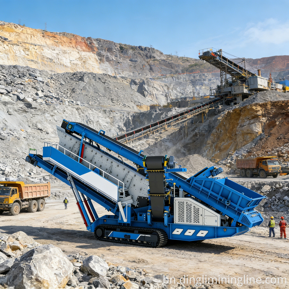 Crawler Mounted Screening Station